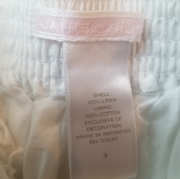 Janie and Jack linen skirt size 3 (like new) - Picture 4 of 4